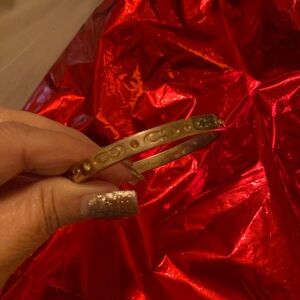 Coach Elegant Gold-Tone Bangle Bracelet